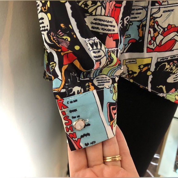 Behulastyle vintage buttoned up shirt - comics cartoon - Picture 10 of 17